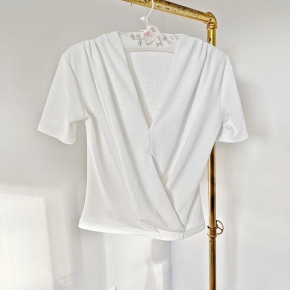 Zara White Top - Picture 1 of 4